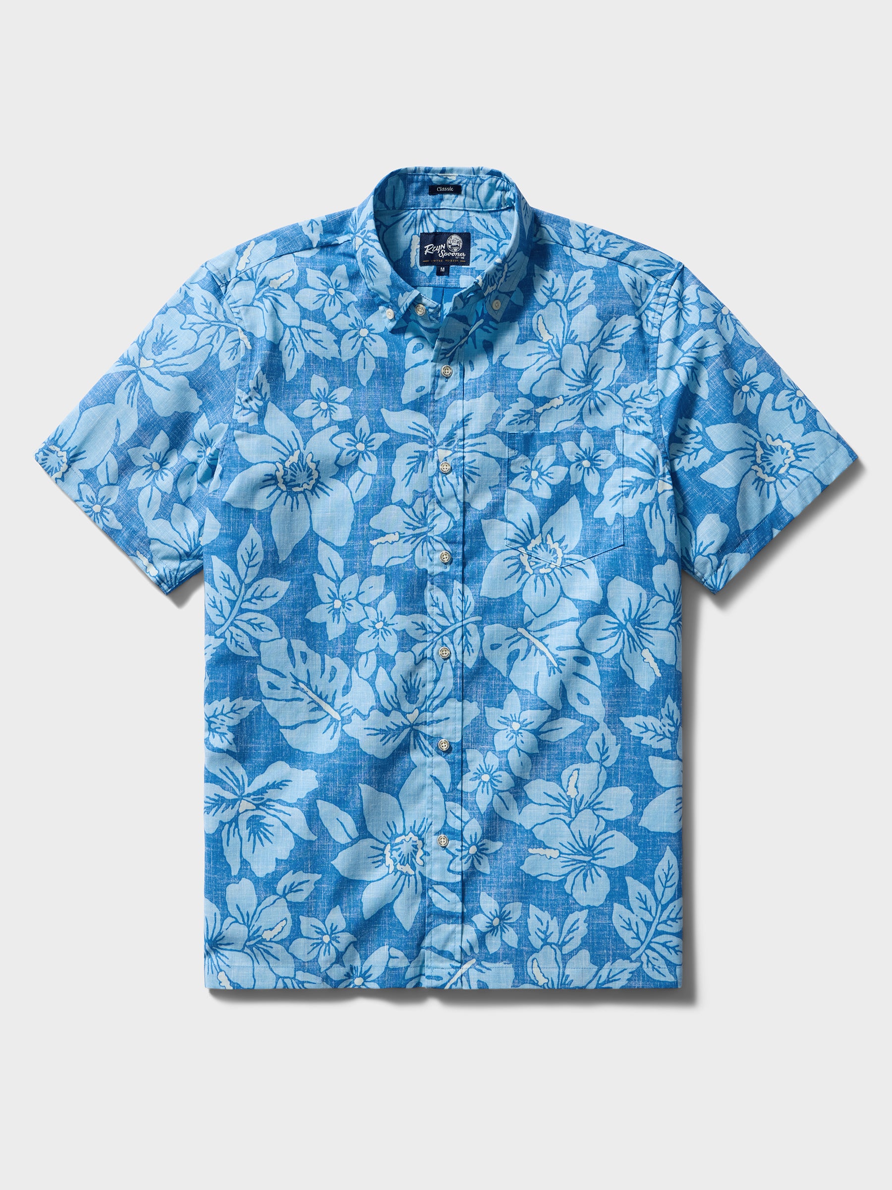 Reyn Spooner COSTA RICA BUTTON FRONT in LIGHT BLUE