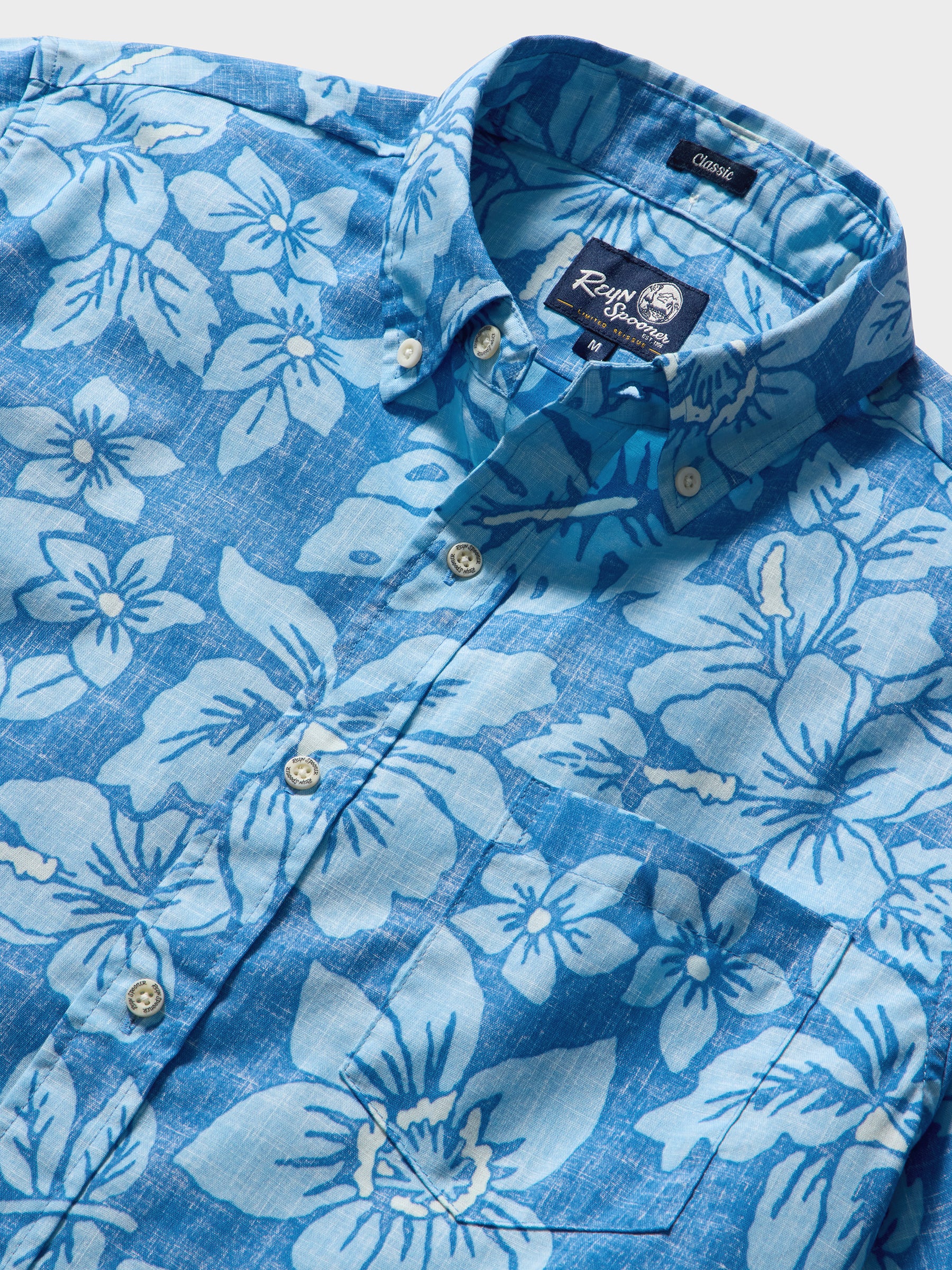 Reyn Spooner COSTA RICA BUTTON FRONT in LIGHT BLUE