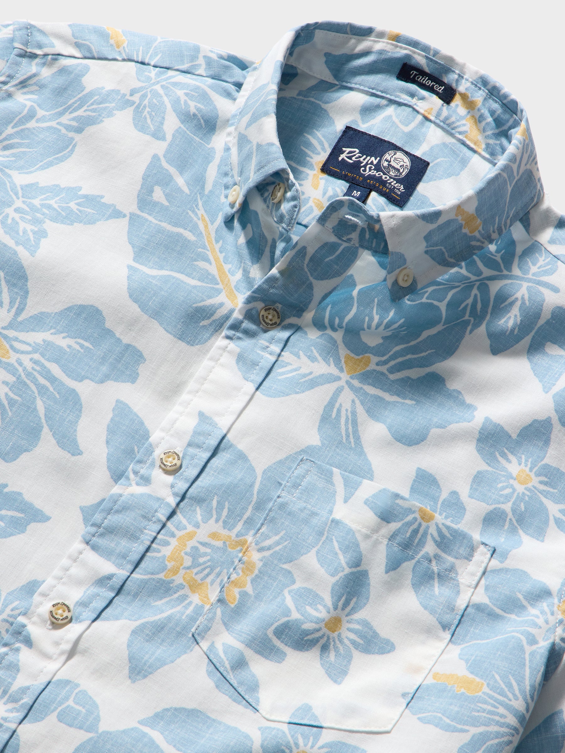 Reyn Spooner COSTA RICA TAILORED in WHITE