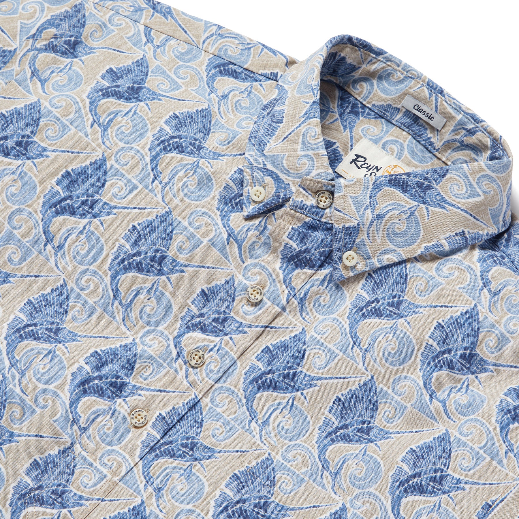 Reyn Spooner SPEEDY SWORDS PULLOVER in SAND