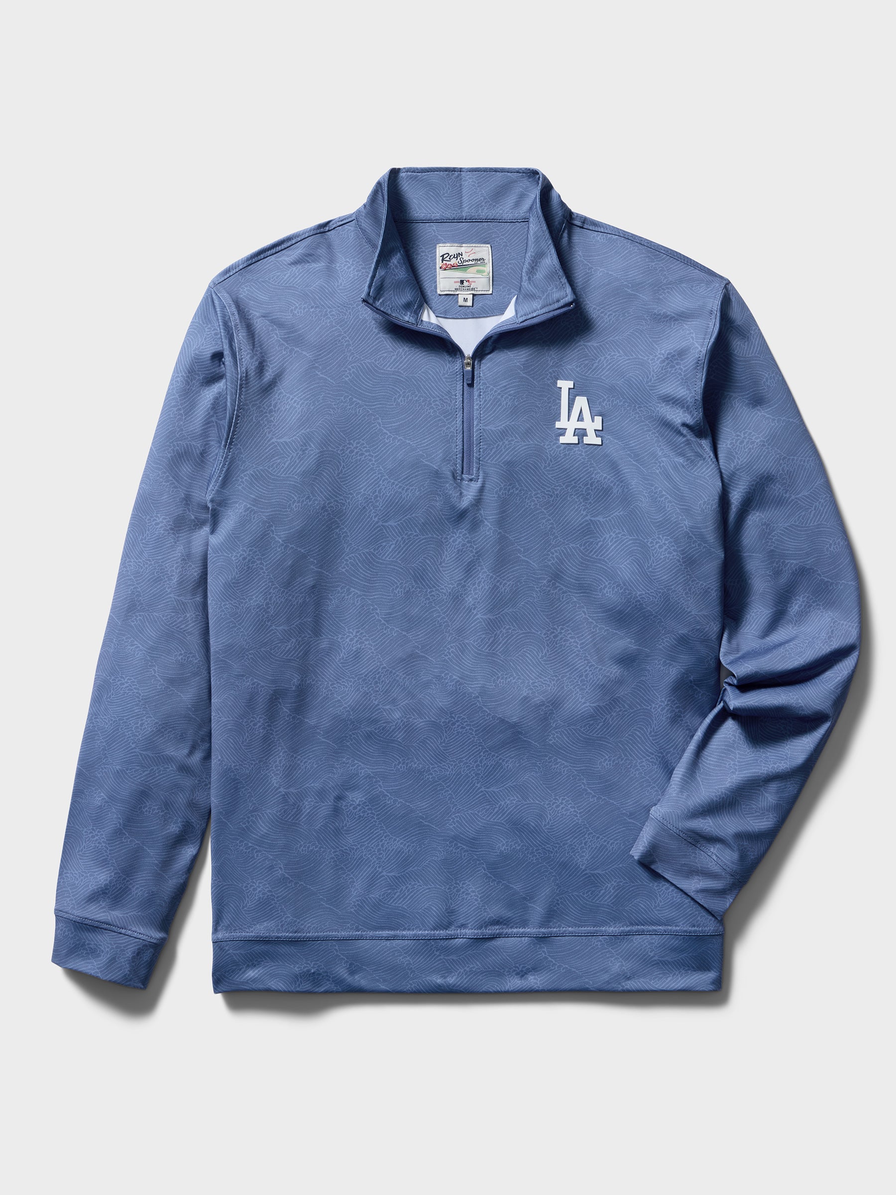 Reyn Spooner MLB® LOS ANGELES DODGERS QUARTER ZIP in MOLOKAI CHANNEL - TRUE NAVY
