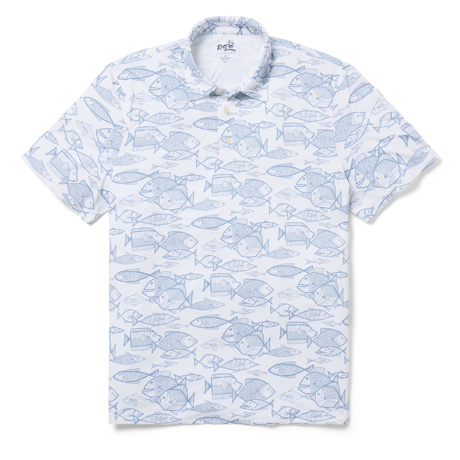 Reyn Spooner KAUHULU PERFORMANCE POLO in WHITE