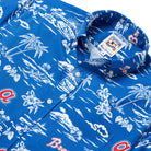 Reyn Spooner ATLANTA BRAVES COOPERSTOWN PERFORMANCE BUTTON FRONT in BLUE