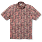 Reyn Spooner TAPA TIKI PULLOVER in MAHOGANY