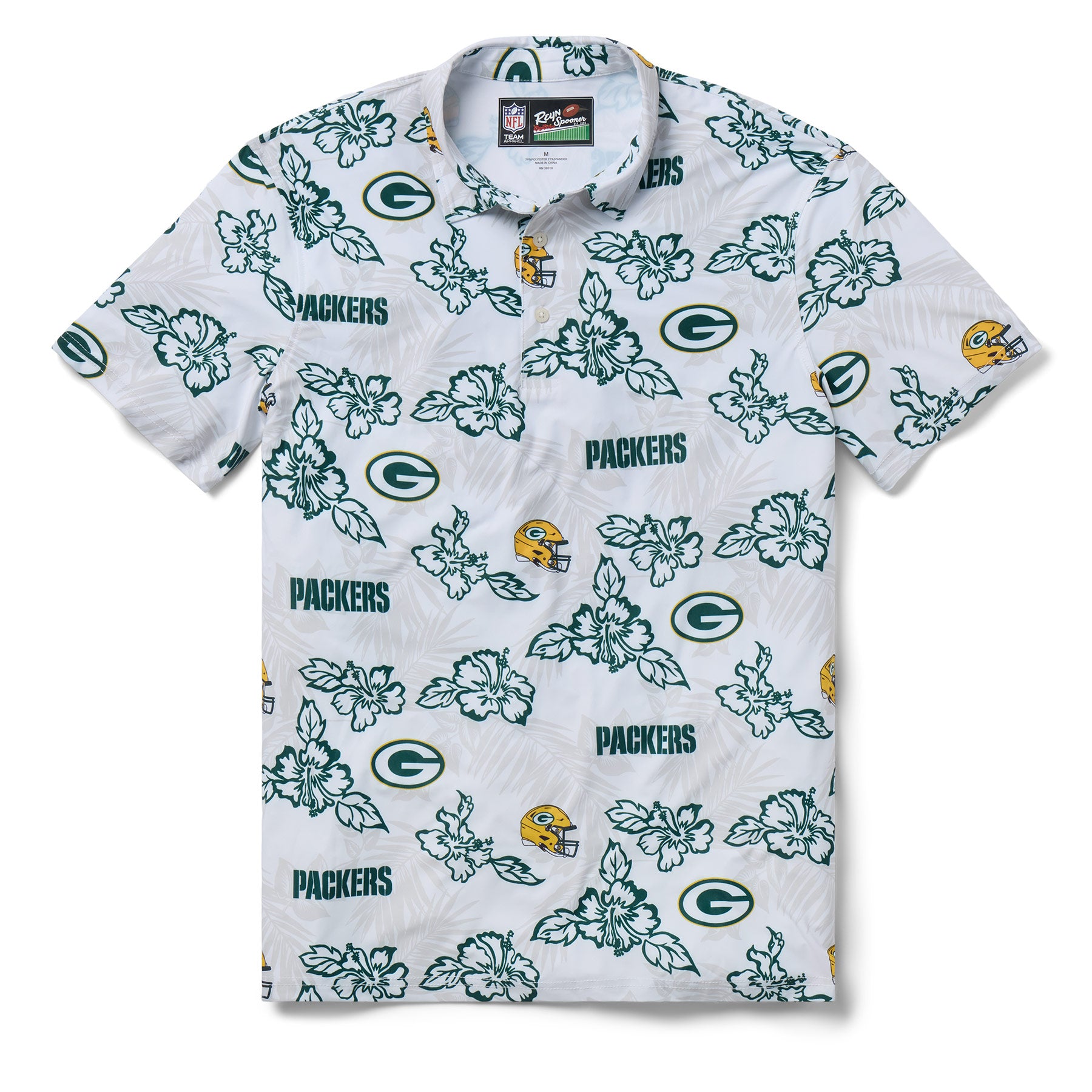 Reyn Spooner NFL® GREEN BAY PACKERS GAME DAY PERFORMANCE POLO in WHITE