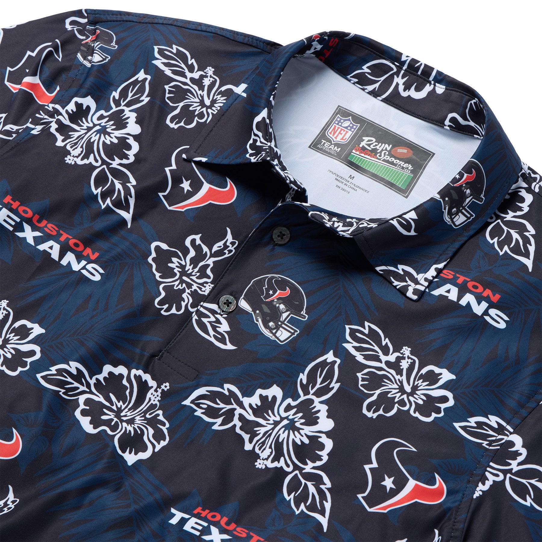 Reyn Spooner NFL® HOUSTON TEXANS GAME DAY PERFORMANCE POLO in DARK NAVY