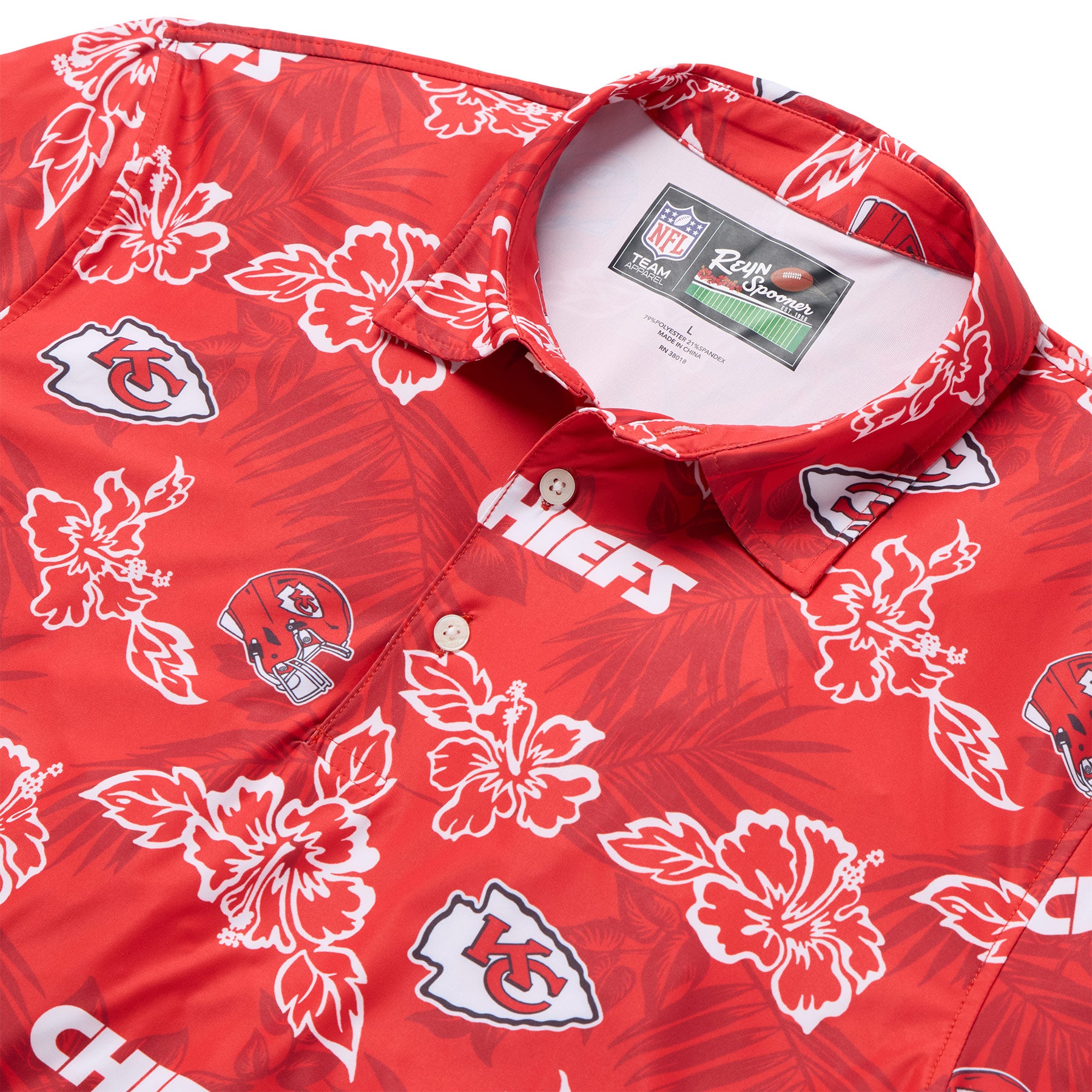 Reyn Spooner NFL® KANSAS CITY CHIEFS GAME DAY PERFORMANCE POLO RED