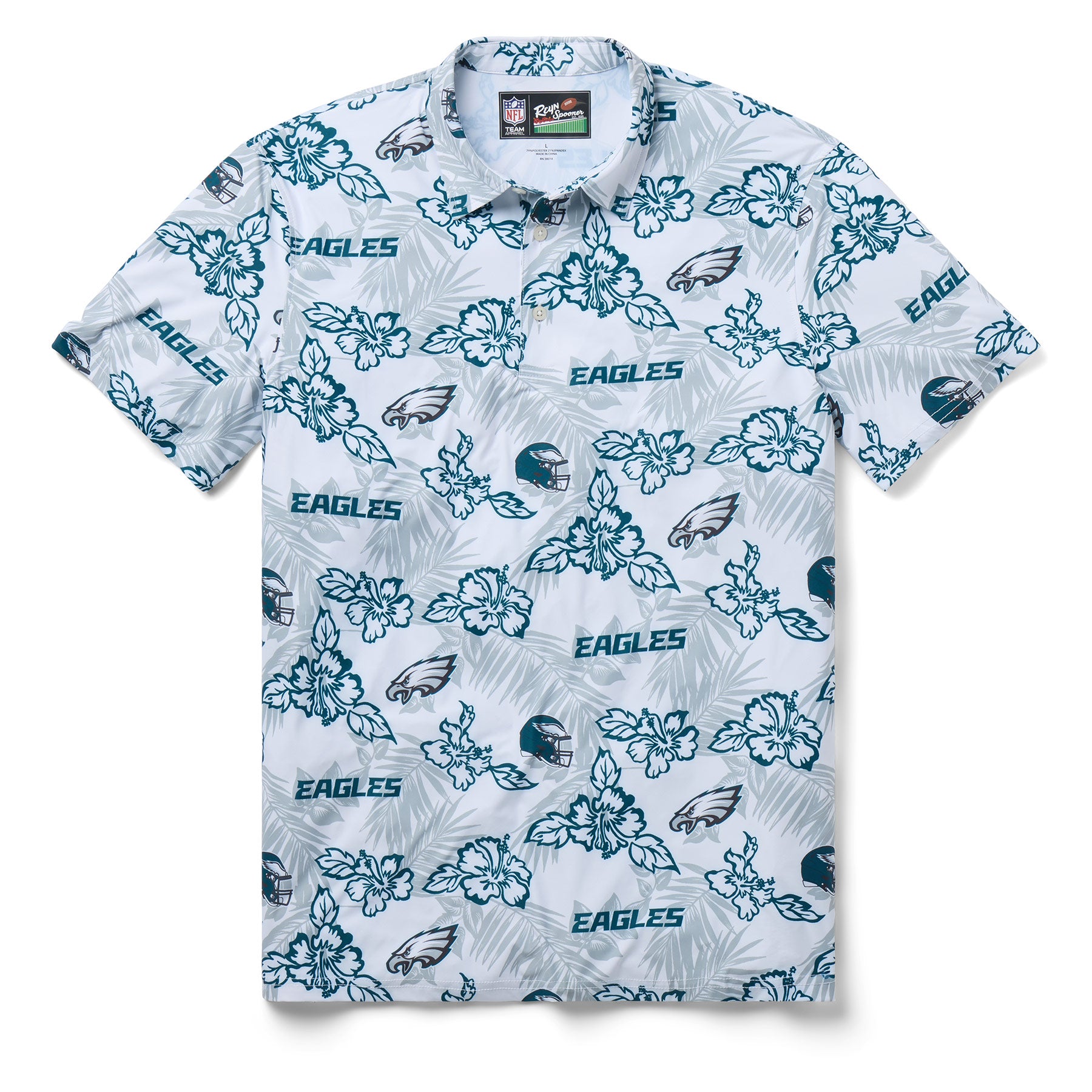 Reyn Spooner NFL® PHILADELPHIA EAGLES GAME DAY PERFORMANCE POLO in WHITE