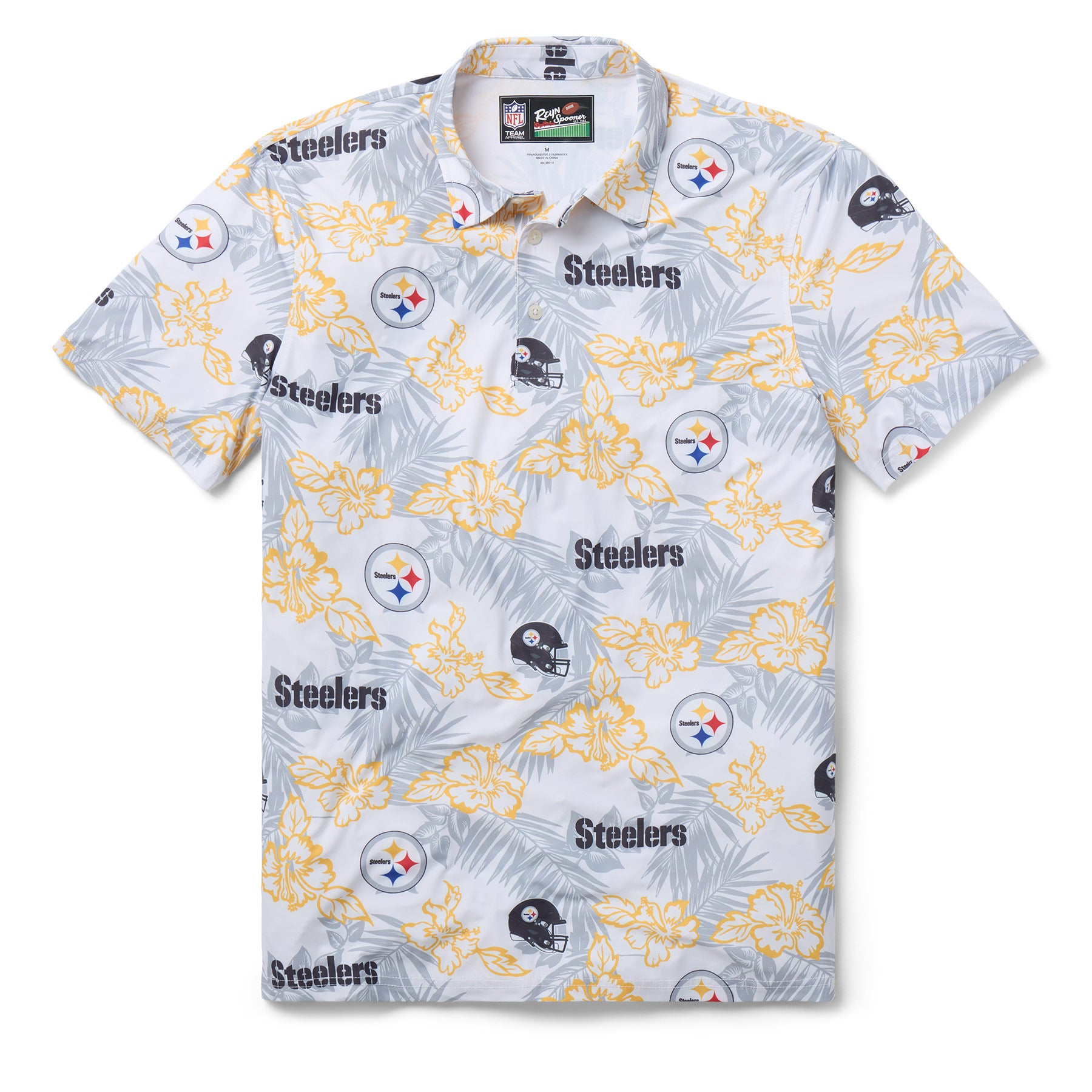 Reyn Spooner NFL® PITTSBURGH STEELERS GAME DAY PERFORMANCE POLO in WHITE