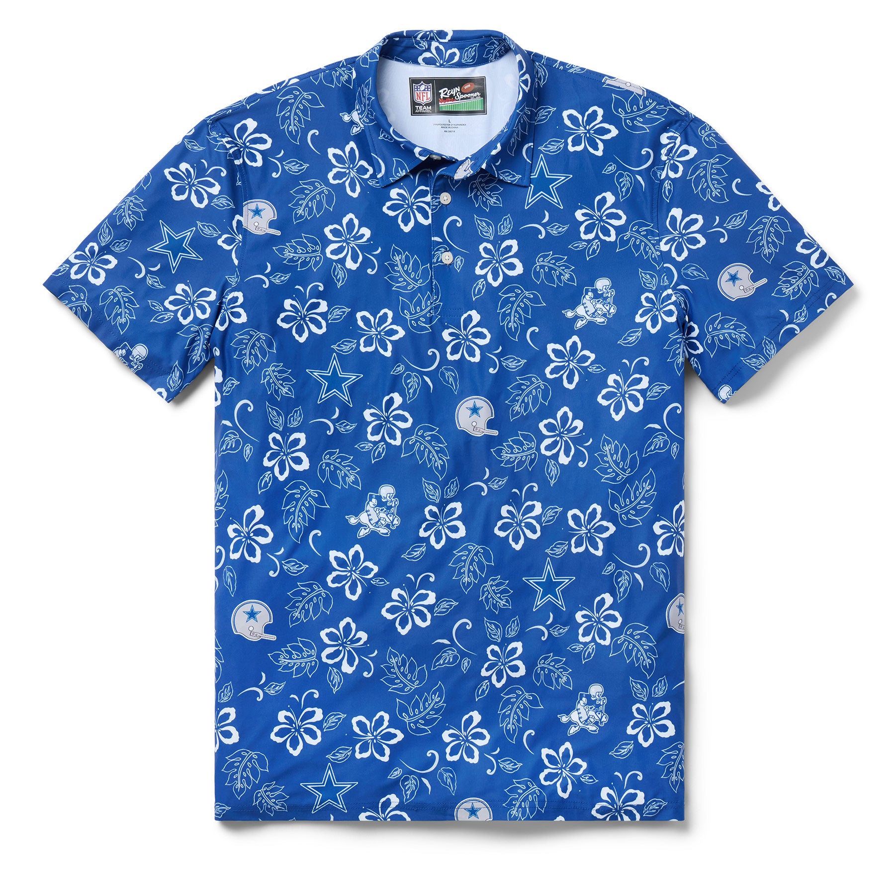 Reyn Spooner NFL® DALLAS COWBOYS THROWBACK PERFORMANCE POLO in NAVY