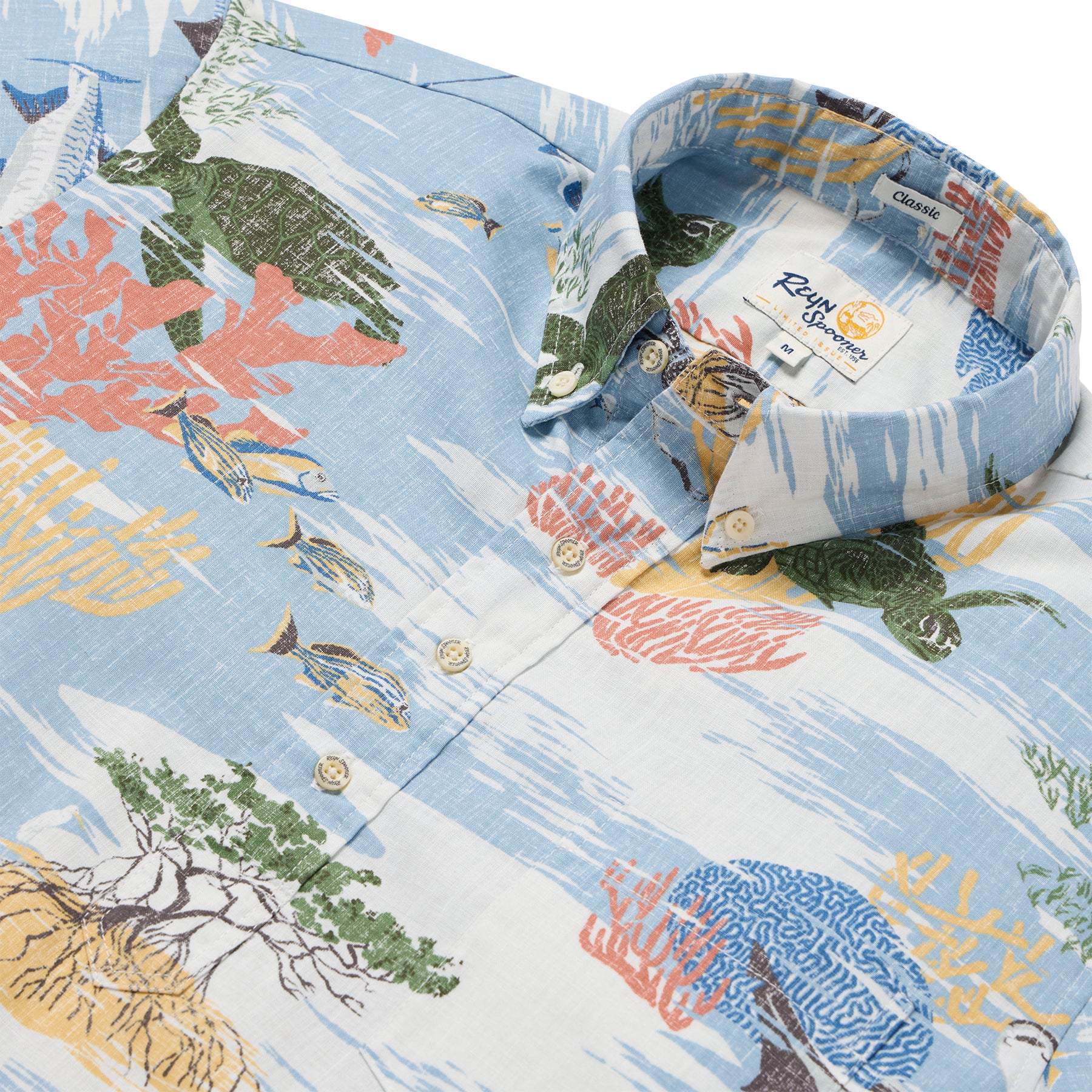 Reyn Spooner FLORIDA KEYS PULLOVER in DUSTY BLUE