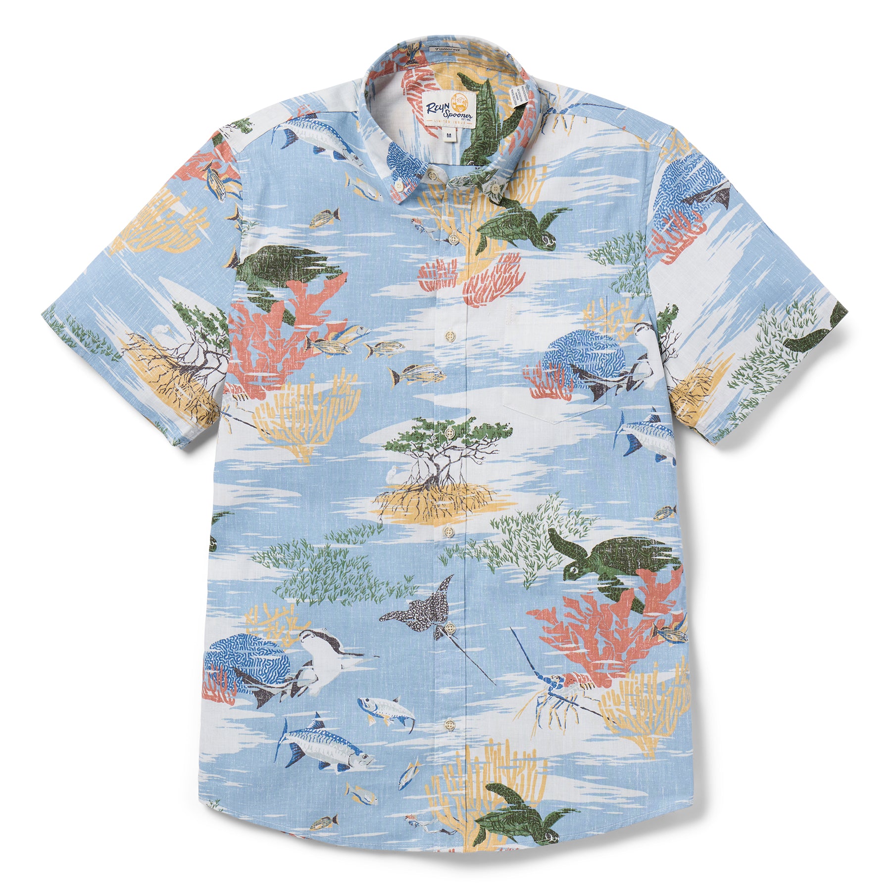 Reyn Spooner FLORIDA KEYS TAILORED in DUSTY BLUE