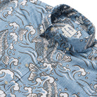 Reyn Spooner KOI STREAM BUTTON FRONT in DUSTY BLUE