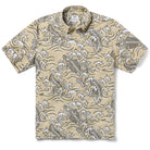 Reyn Spooner KOI STREAM BUTTON FRONT in SAND