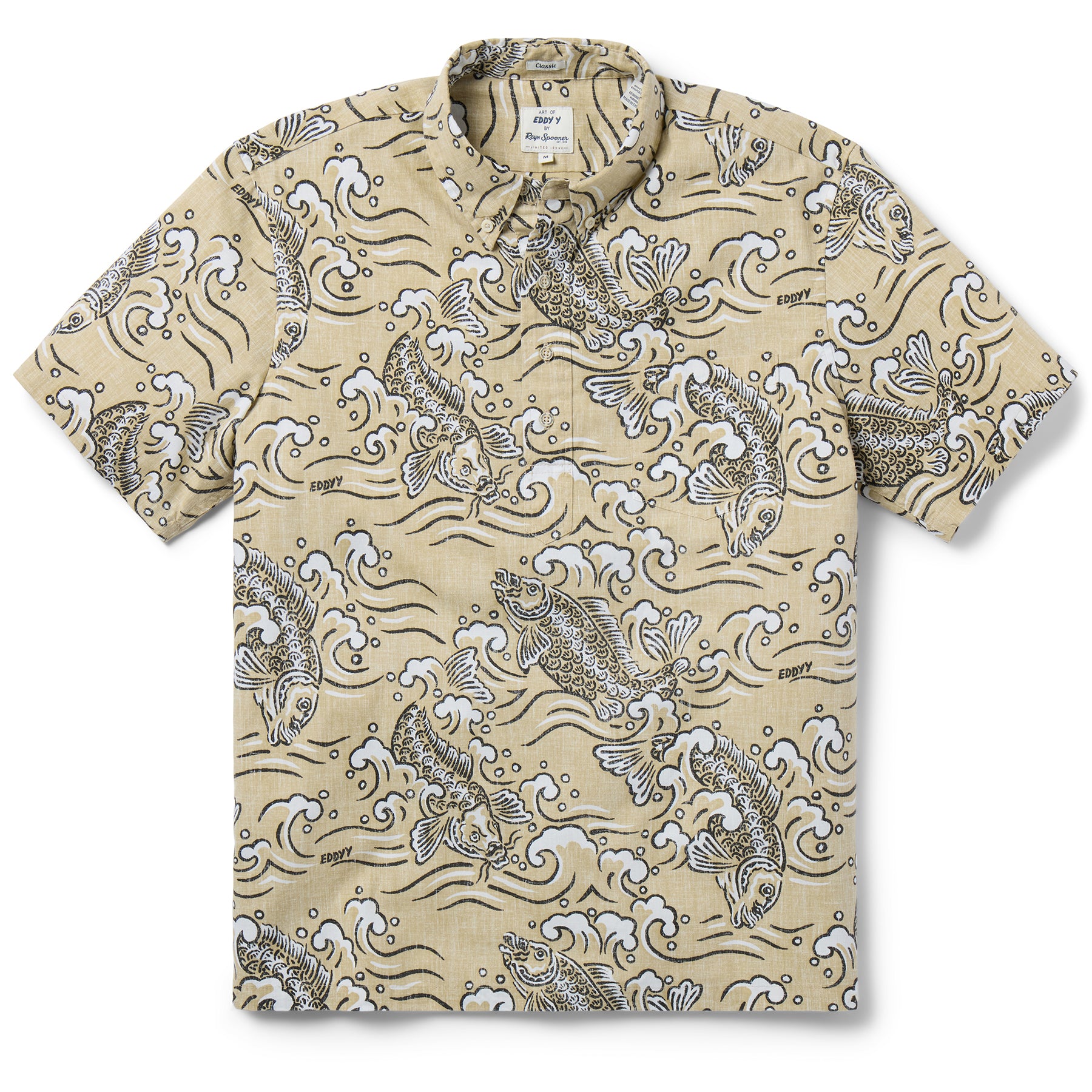 Reyn Spooner KOI STREAM PULLOVER in SAND