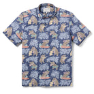 Reyn Spooner PUA'A BUTTON FRONT in NIGHTSHADOW
