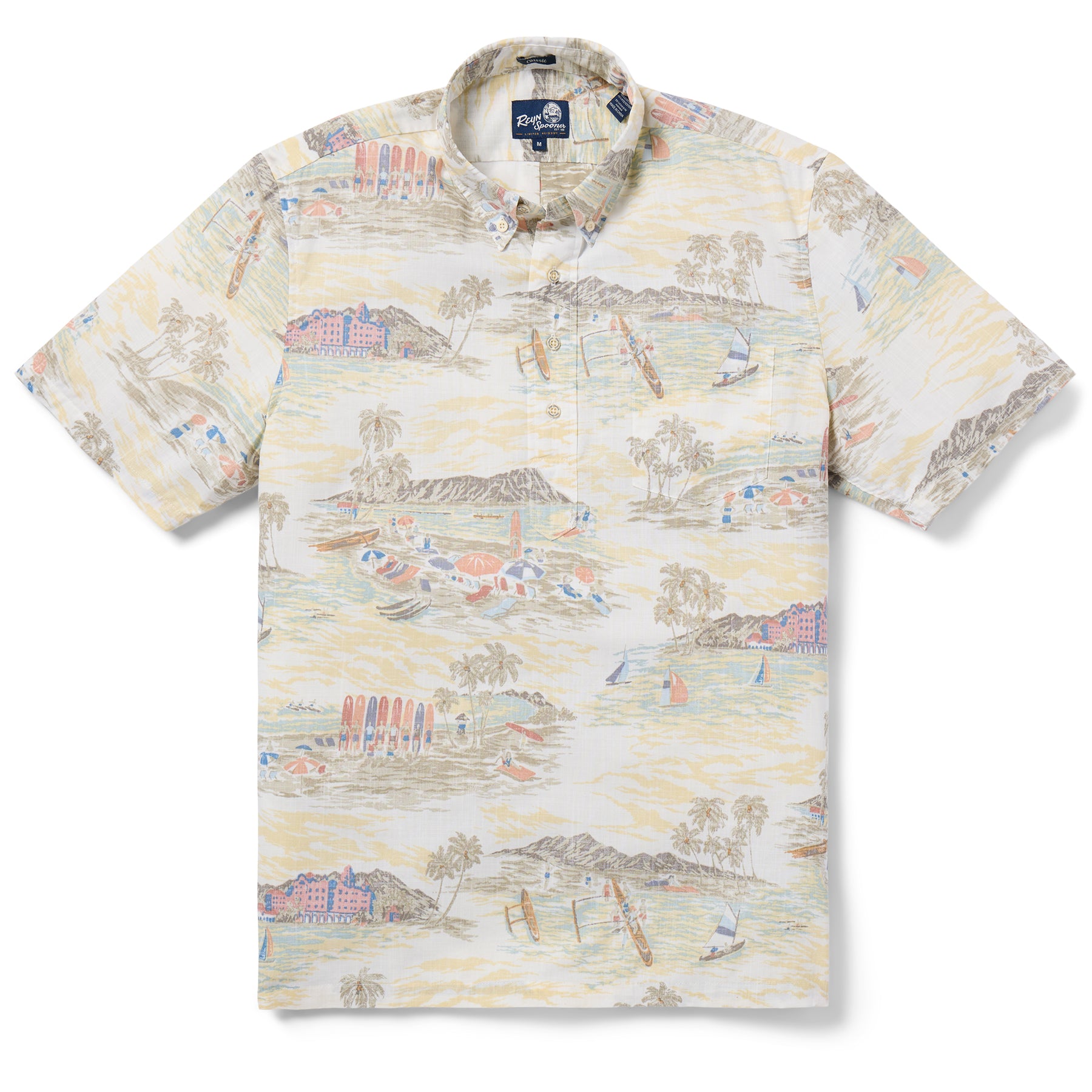 Reyn Spooner WAIKIKI NOSTALGIA PULLOVER in SUNSET