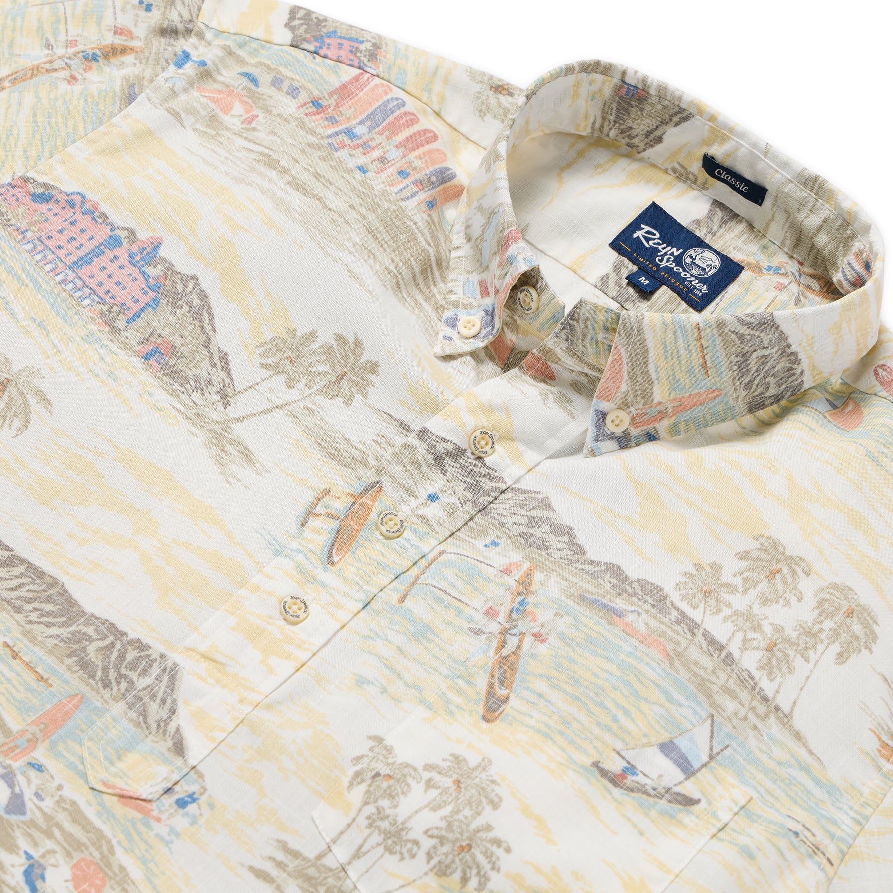 Reyn Spooner WAIKIKI NOSTALGIA PULLOVER in SUNSET