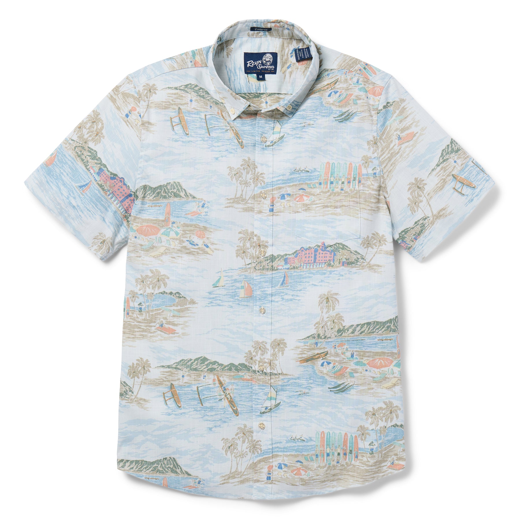Reyn Spooner WAIKIKI NOSTALGIA TAILORED in OCEAN