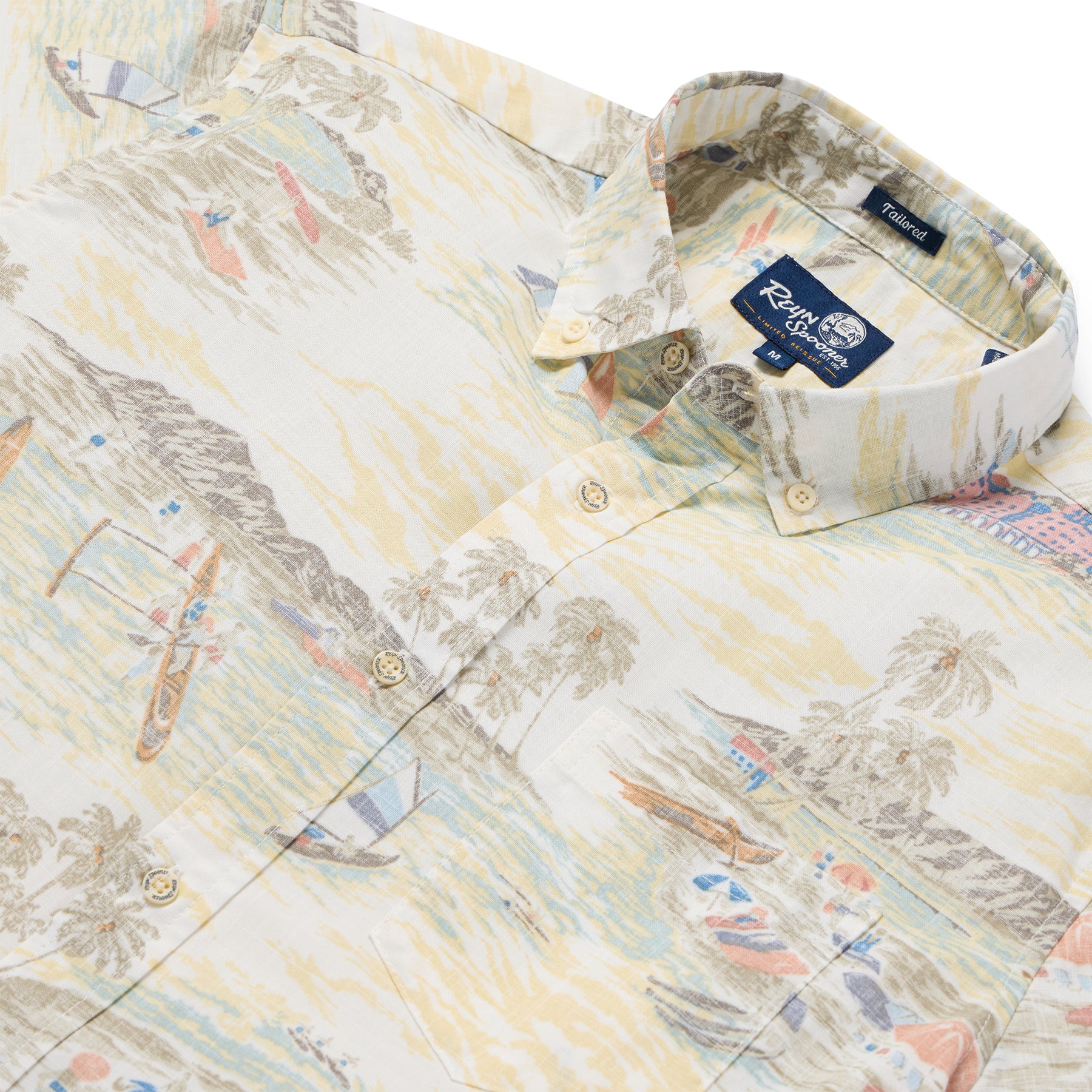 Reyn Spooner WAIKIKI NOSTALGIA TAILORED in OCEAN