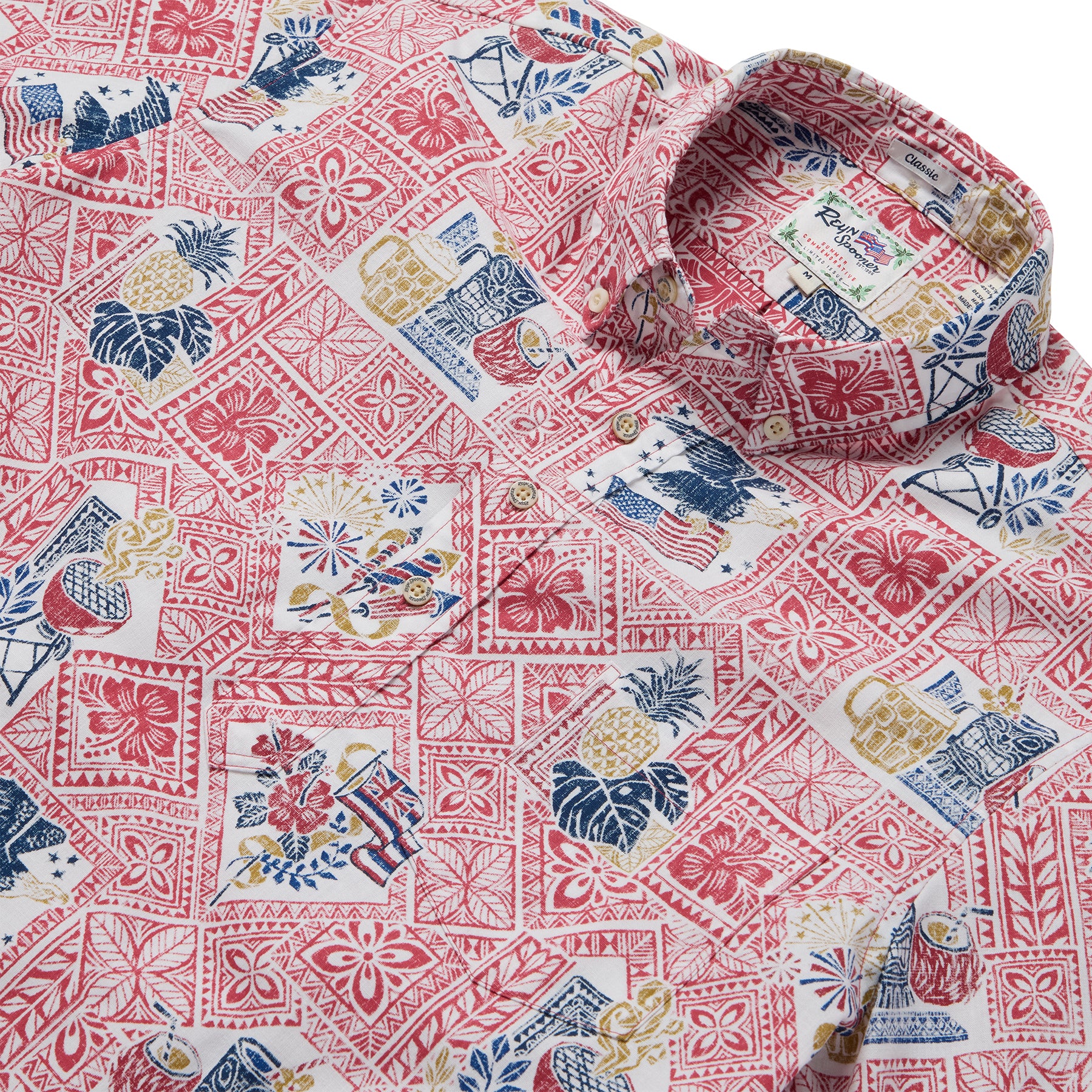 Reyn Spooner SUMMER COMMEMORATIVE 2025 PULLOVER in NANTUCKET RED