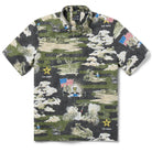 Reyn Spooner ARMY: BE ALL YOU CAN BE BUTTON FRONT in BLACK