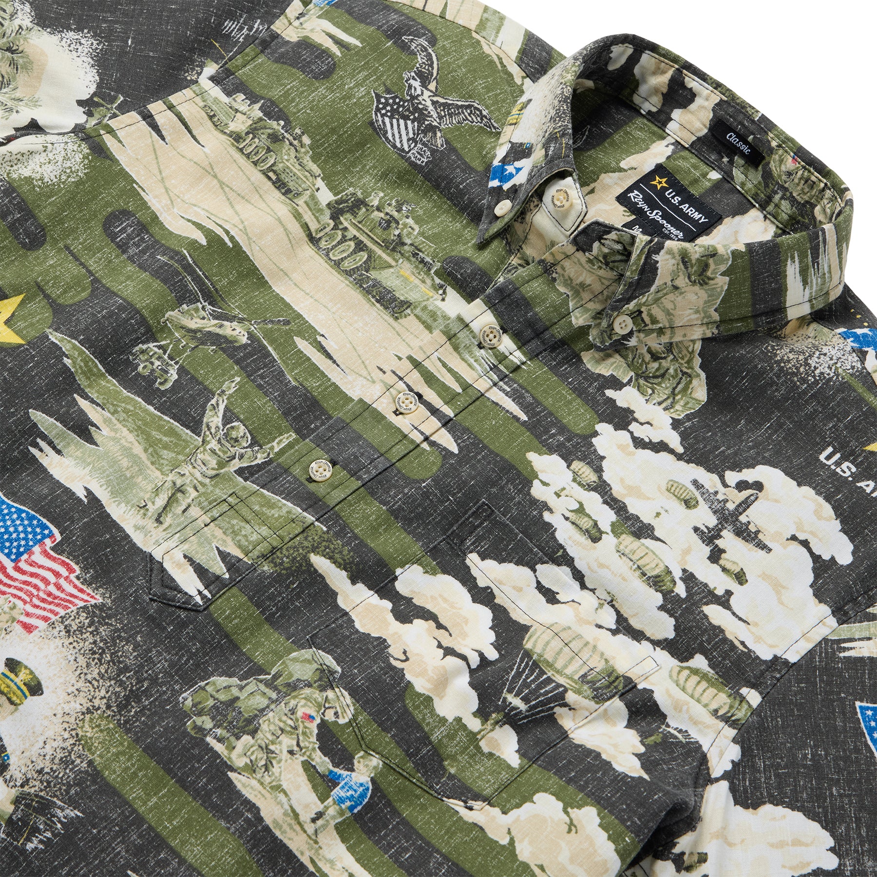 Reyn Spooner ARMY: BE ALL YOU CAN BE PULLOVER in BLACK