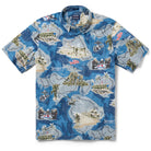 Reyn Spooner MARINES: SEMPER FI BUTTON FRONT in NAVY