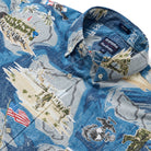 Reyn Spooner MARINES: SEMPER FI BUTTON FRONT in NAVY