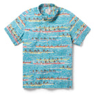 Reyn Spooner CANOE RACING BUTTON FRONT in BLUE