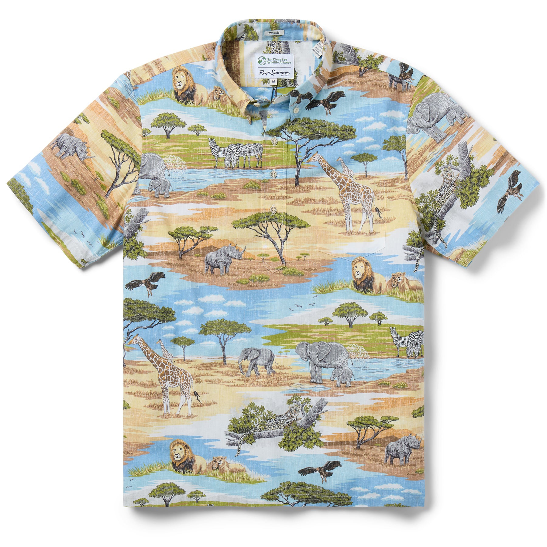 Reyn Spooner AFRICAN SAVANNA PULLOVER in SUNSET