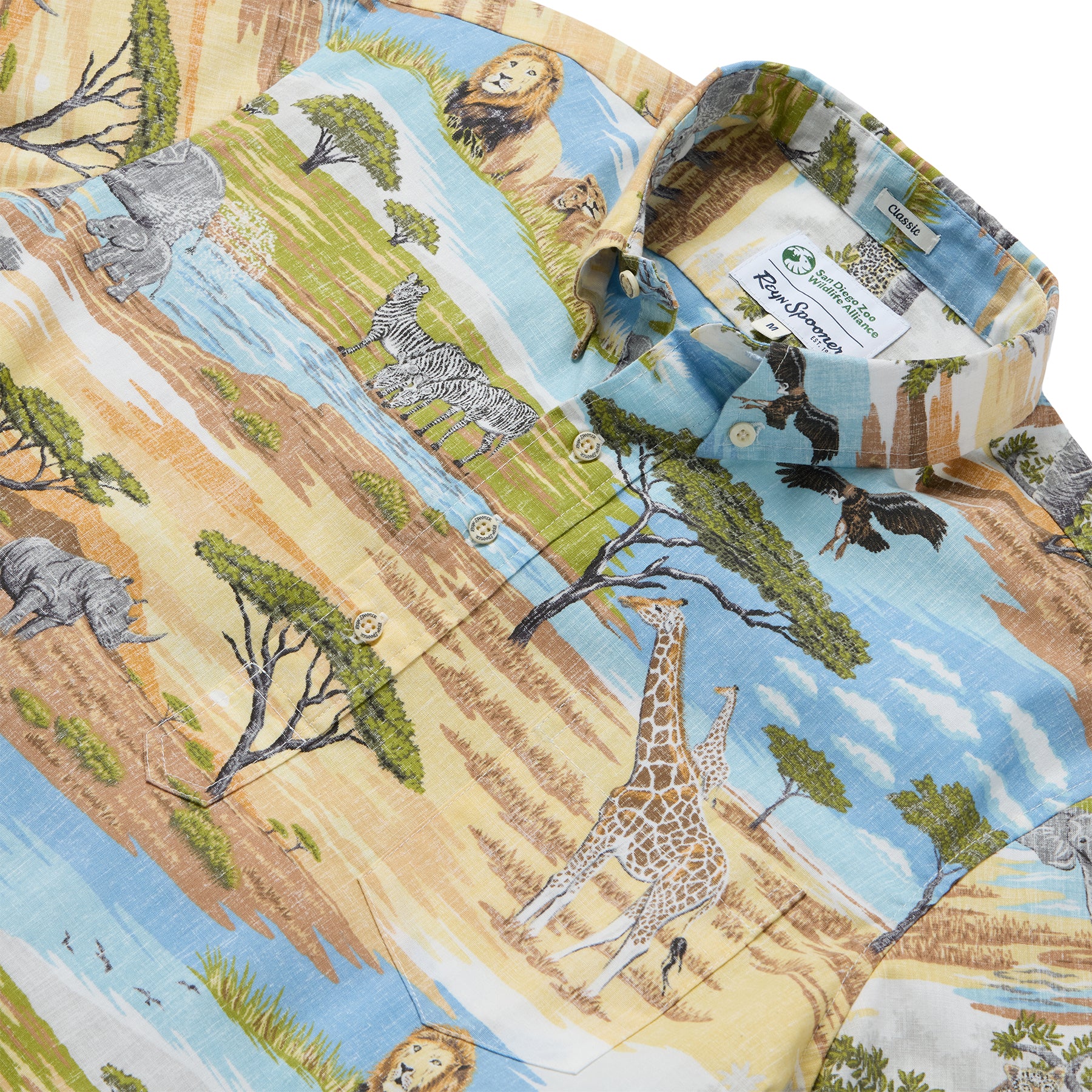 Reyn Spooner AFRICAN SAVANNA PULLOVER in SUNSET