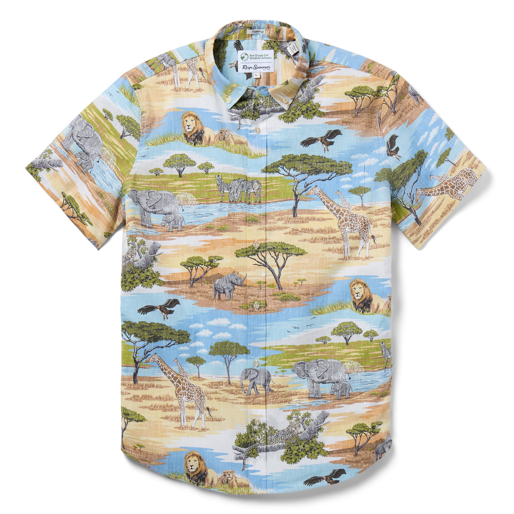 Reyn Spooner AFRICAN SAVANNA TAILORED in SUNSET