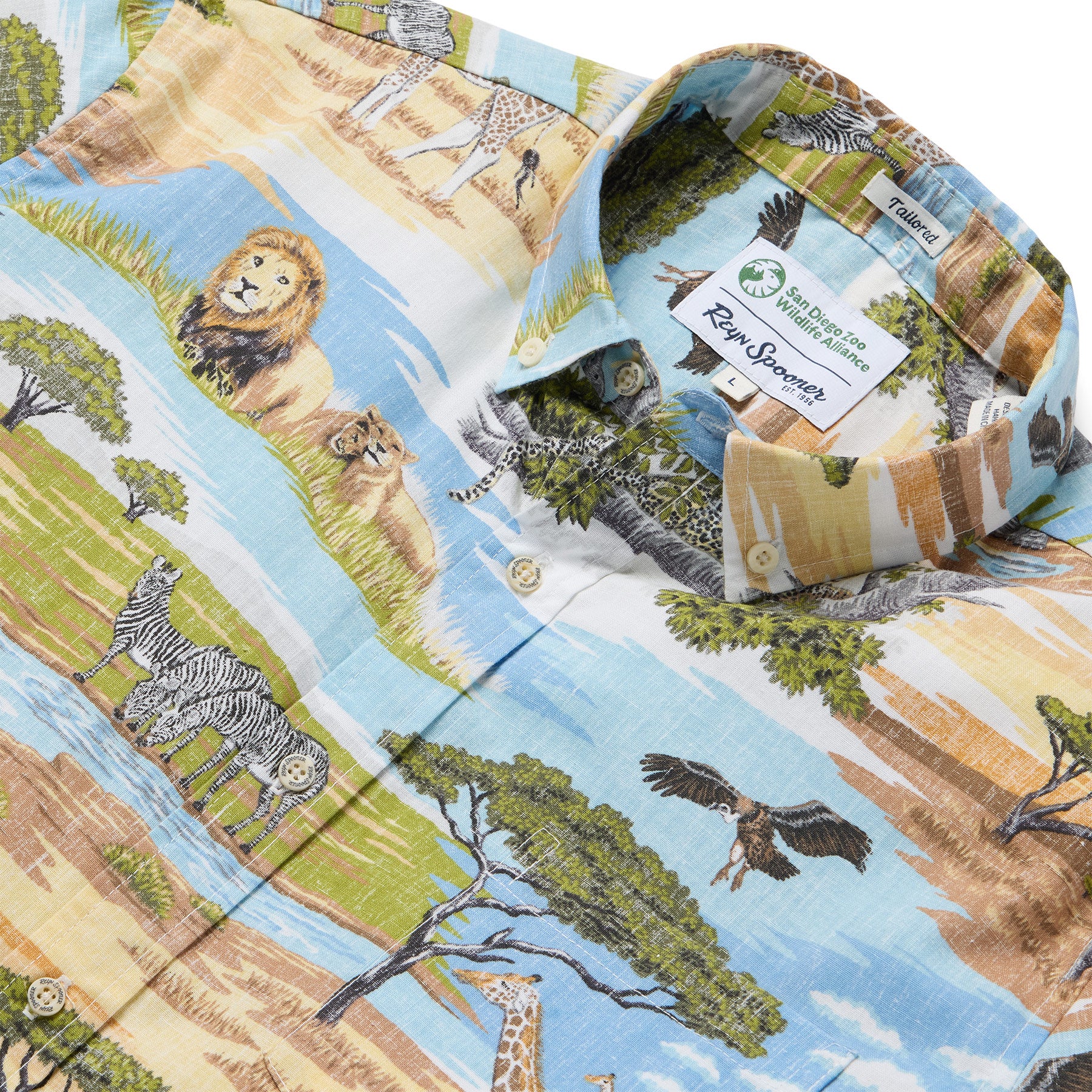 Reyn Spooner AFRICAN SAVANNA TAILORED in SUNSET