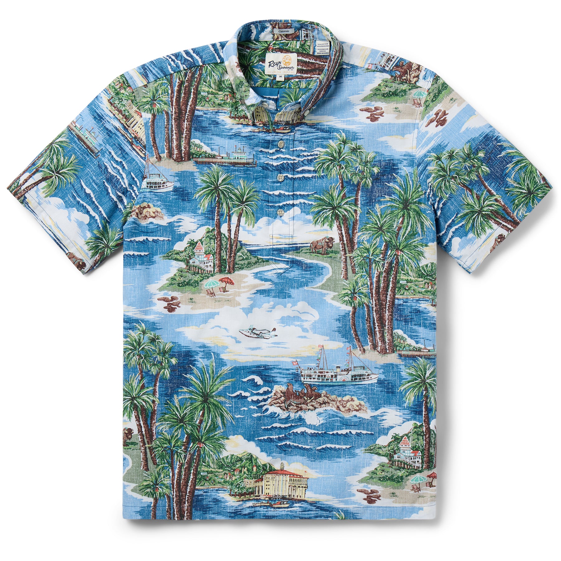 Reyn Spooner CATALINA DREAMIN' PULLOVER in DUSK BLUE