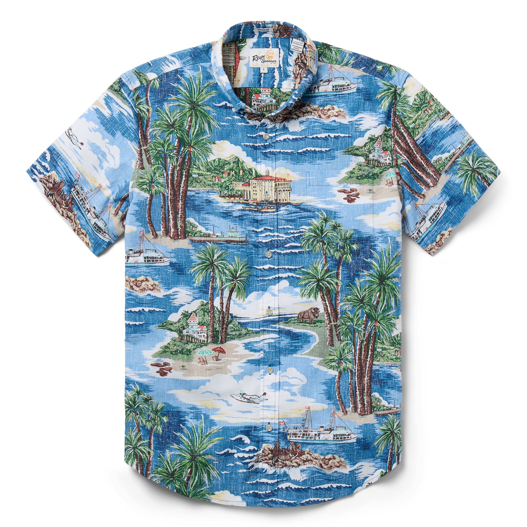 Reyn Spooner CATALINA DREAMIN' TAILORED in DUSK BLUE