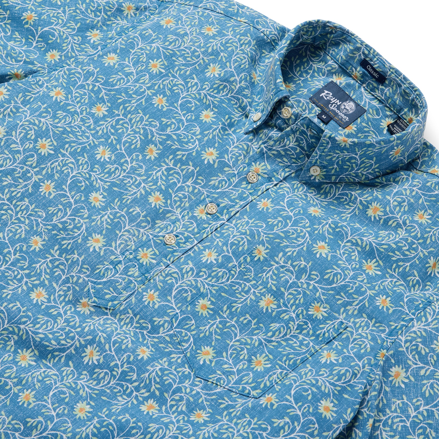 Reyn Spooner COUNTRY DAISY PULLOVER in BLUE