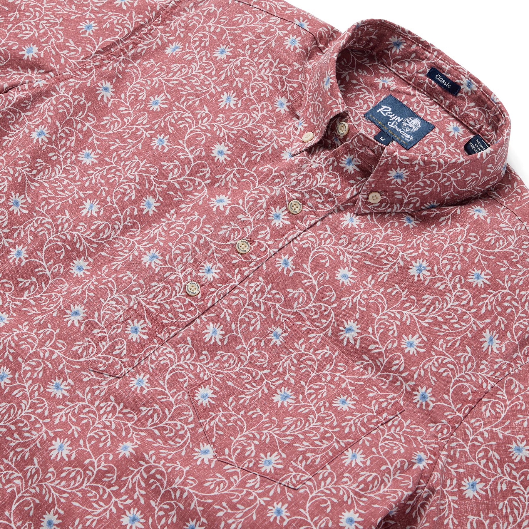 Reyn Spooner COUNTRY DAISY PULLOVER in FADED GINGER