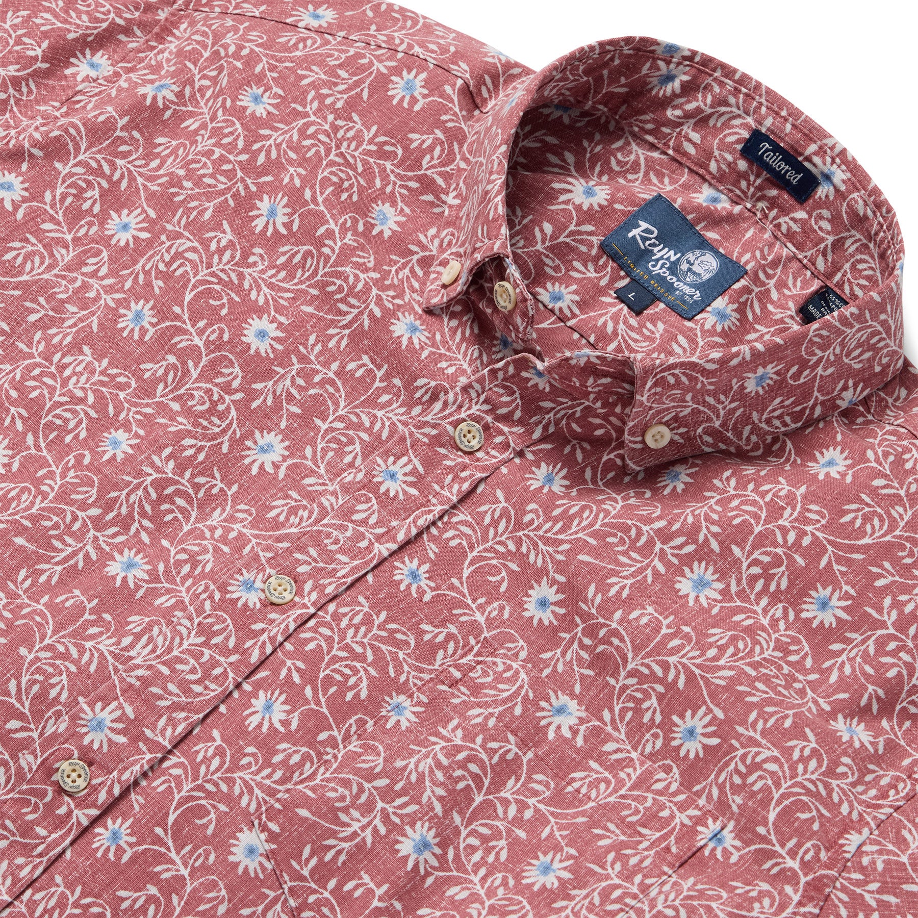 Reyn Spooner COUNTRY DAISY TAILORED in FADED GINGER