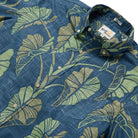 Reyn Spooner TRAILING TARO BUTTON FRONT in DARK BLUE