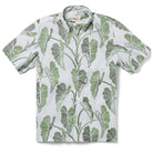 Reyn Spooner TRAILING TARO BUTTON FRONT in WHITE