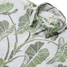 Reyn Spooner TRAILING TARO BUTTON FRONT in WHITE