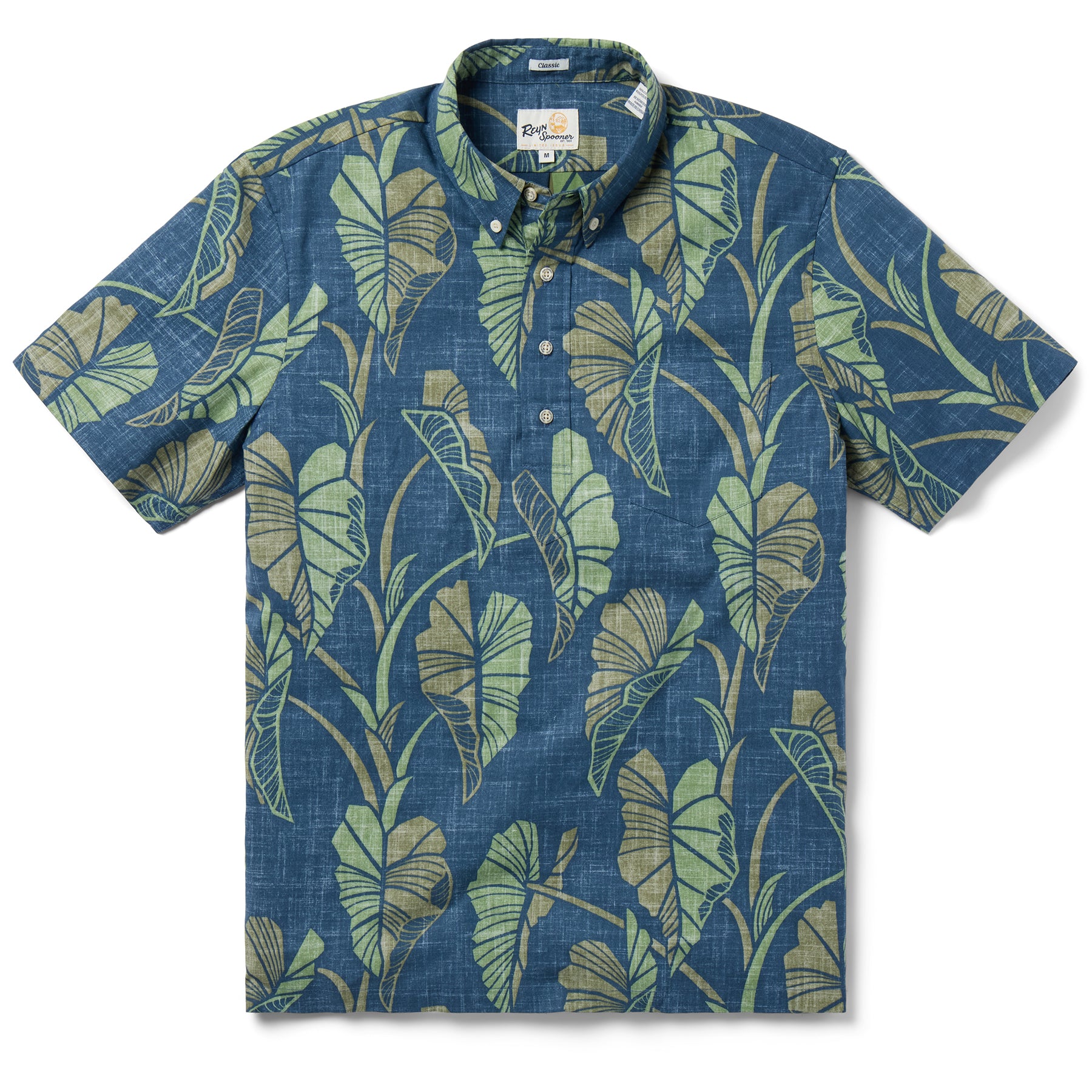 Reyn Spooner TRAILING TARO PULLOVER in DARK BLUE