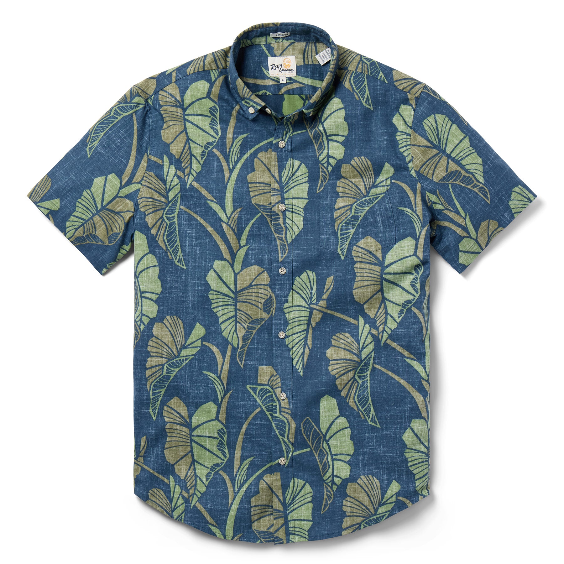 Reyn Spooner TRAILING TARO TAILORED in DARK BLUE