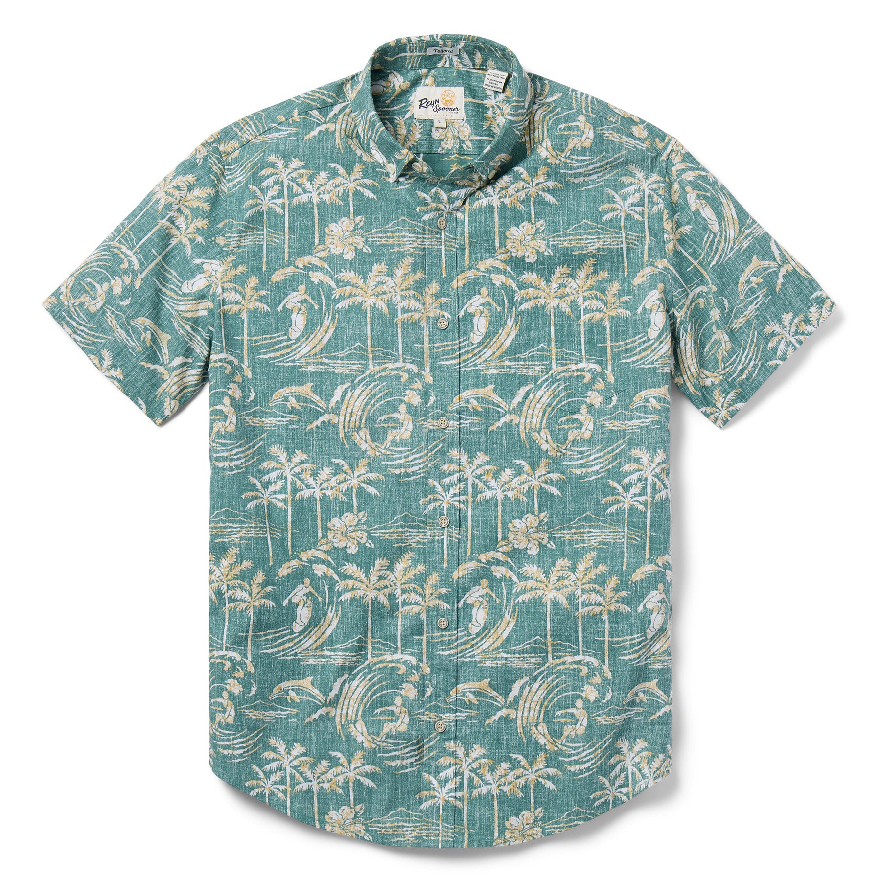 Reyn Spooner OCEAN MOTION TAILORED in SAGEBRUSH