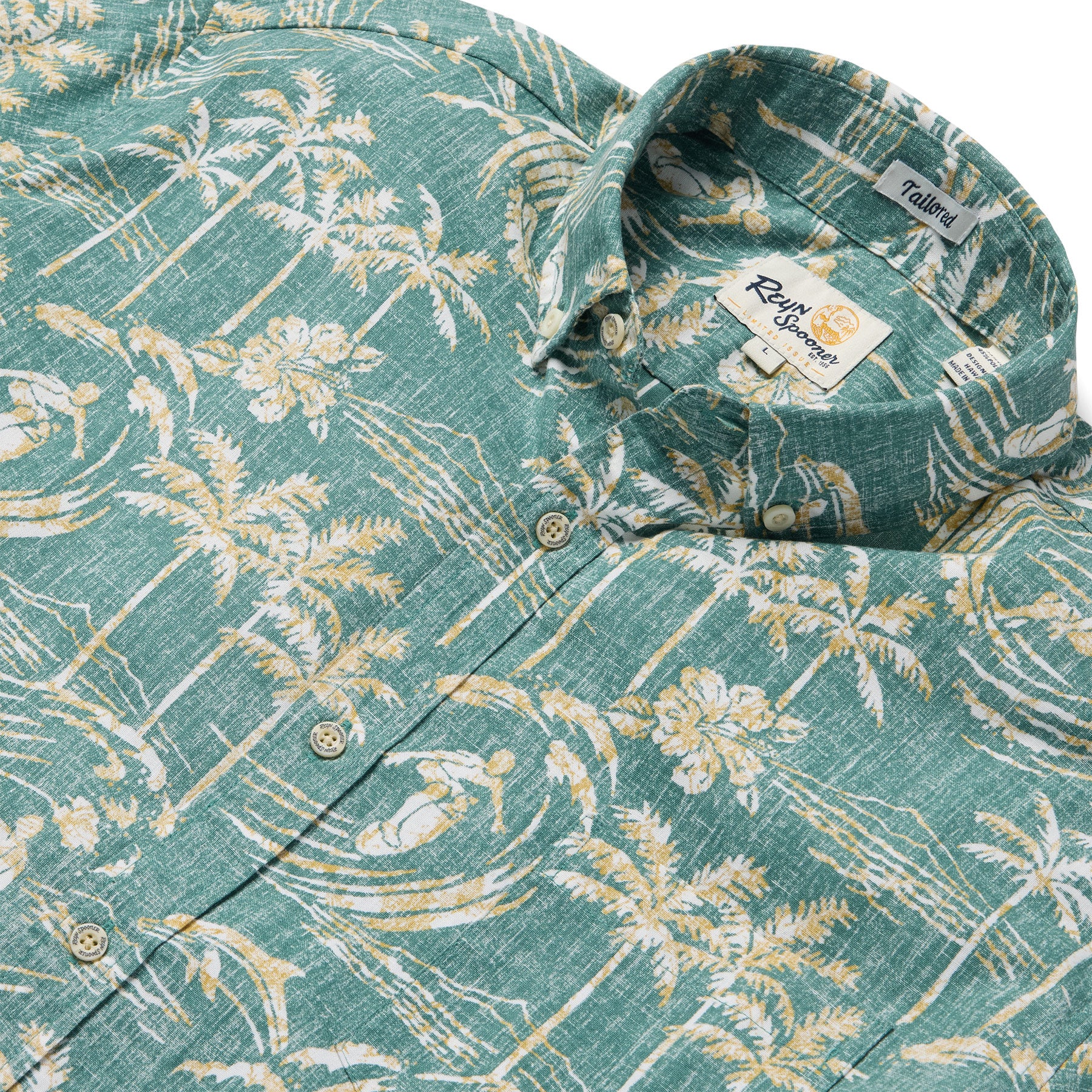 Reyn Spooner OCEAN MOTION TAILORED in SAGEBRUSH