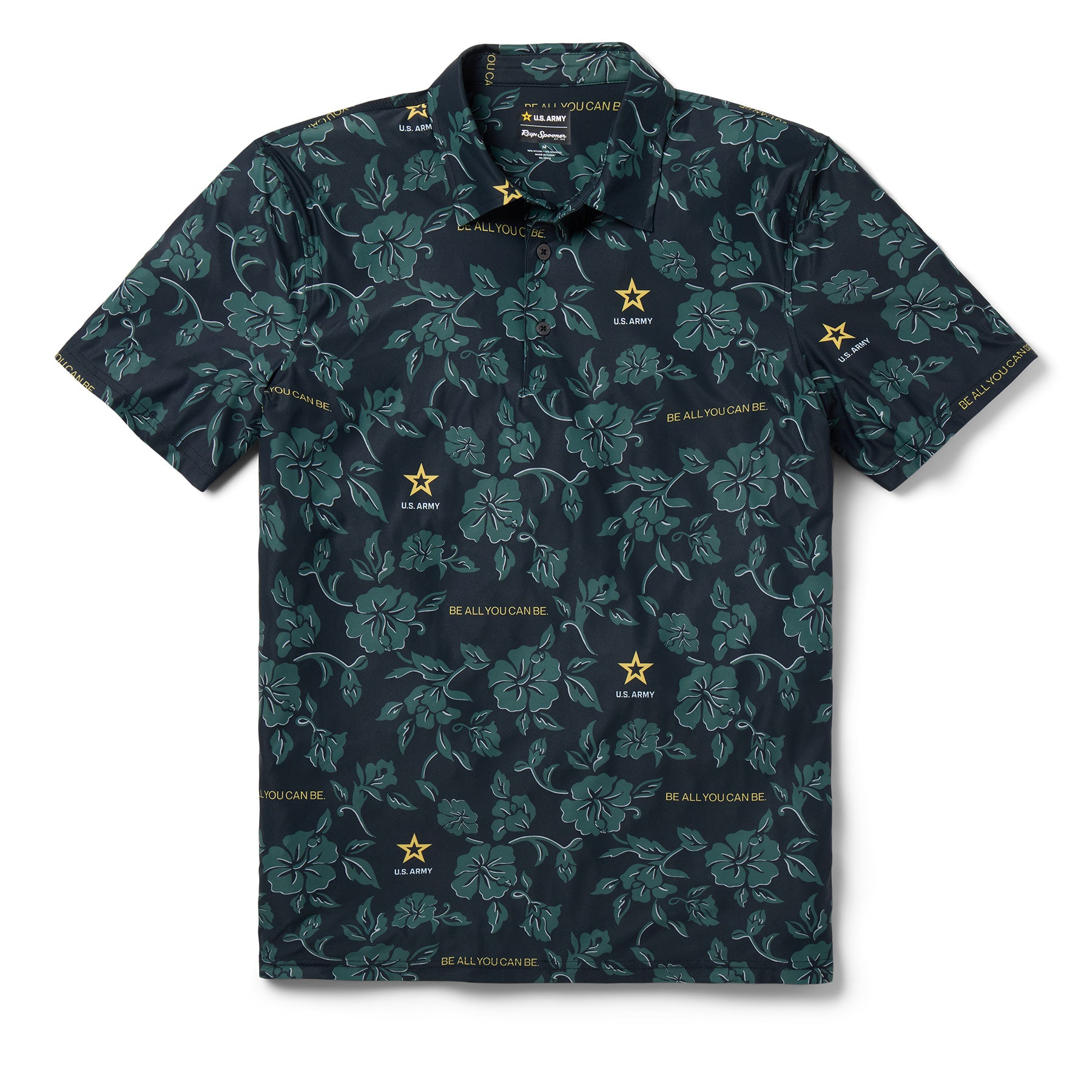Reyn Spooner U.S. ARMY PERFORMANCE POLO in BLACK