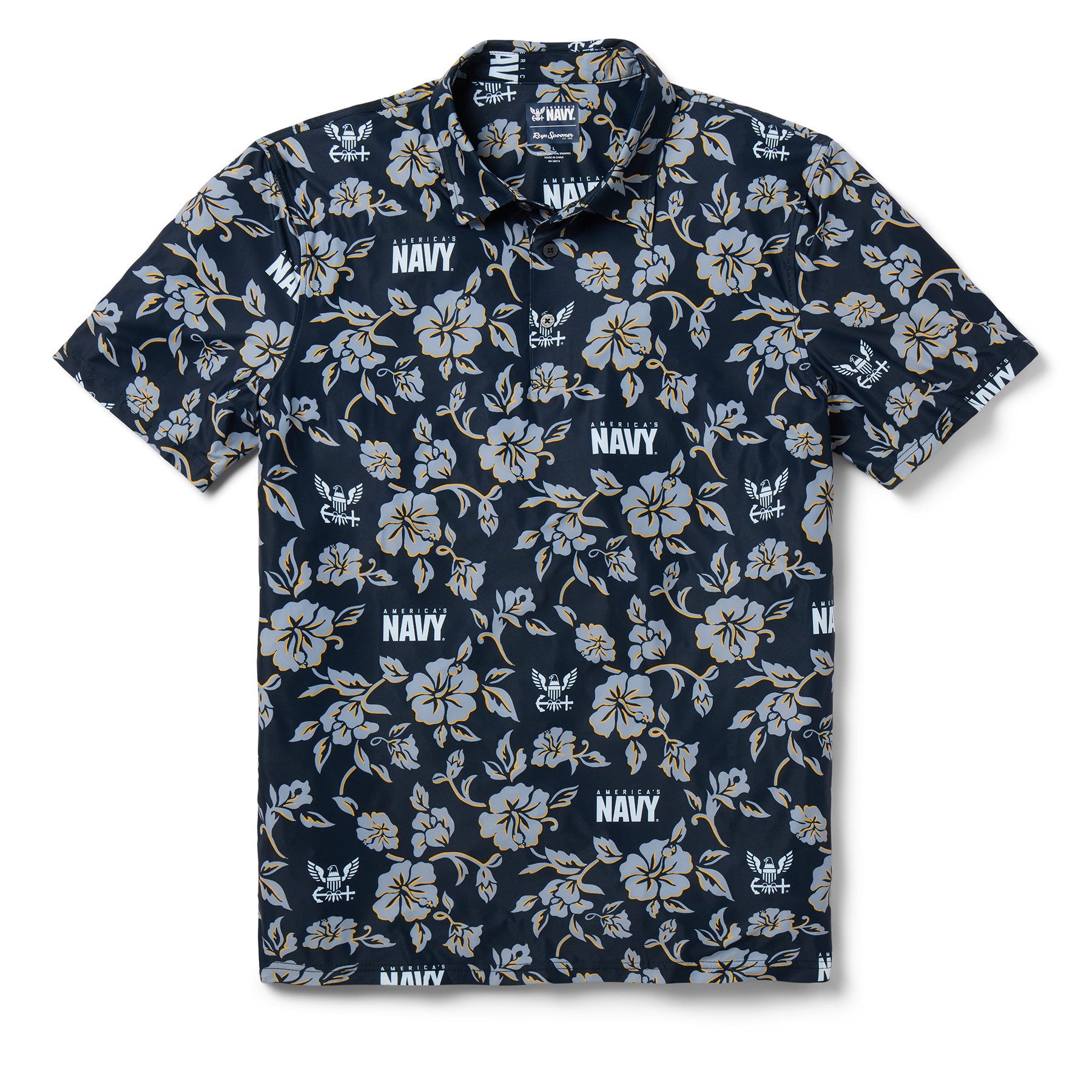 Reyn Spooner U.S. NAVY PERFORMANCE POLO in NAVY