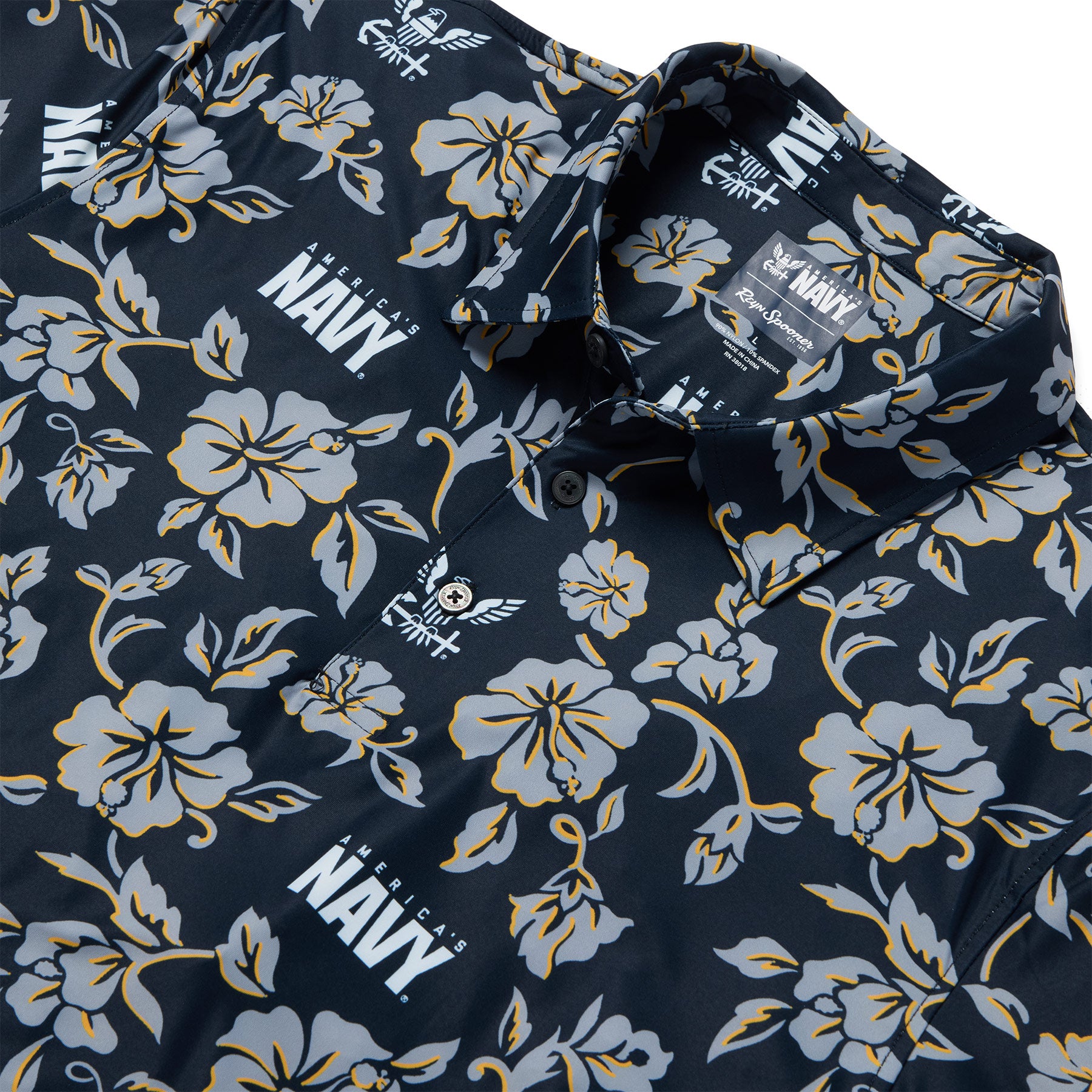 Reyn Spooner U.S. NAVY PERFORMANCE POLO in NAVY