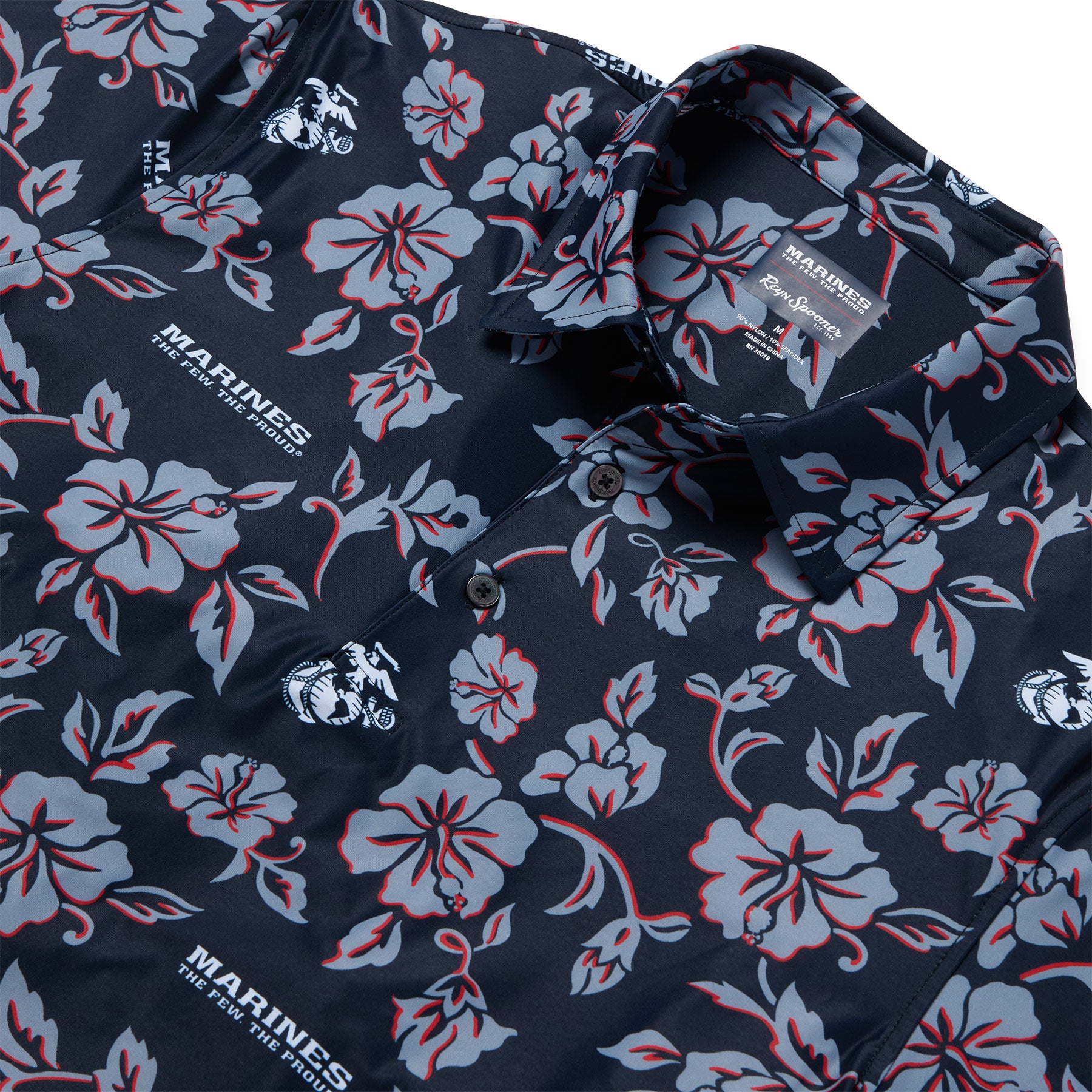 Reyn Spooner U.S. MARINES PERFORMANCE POLO in NAVY